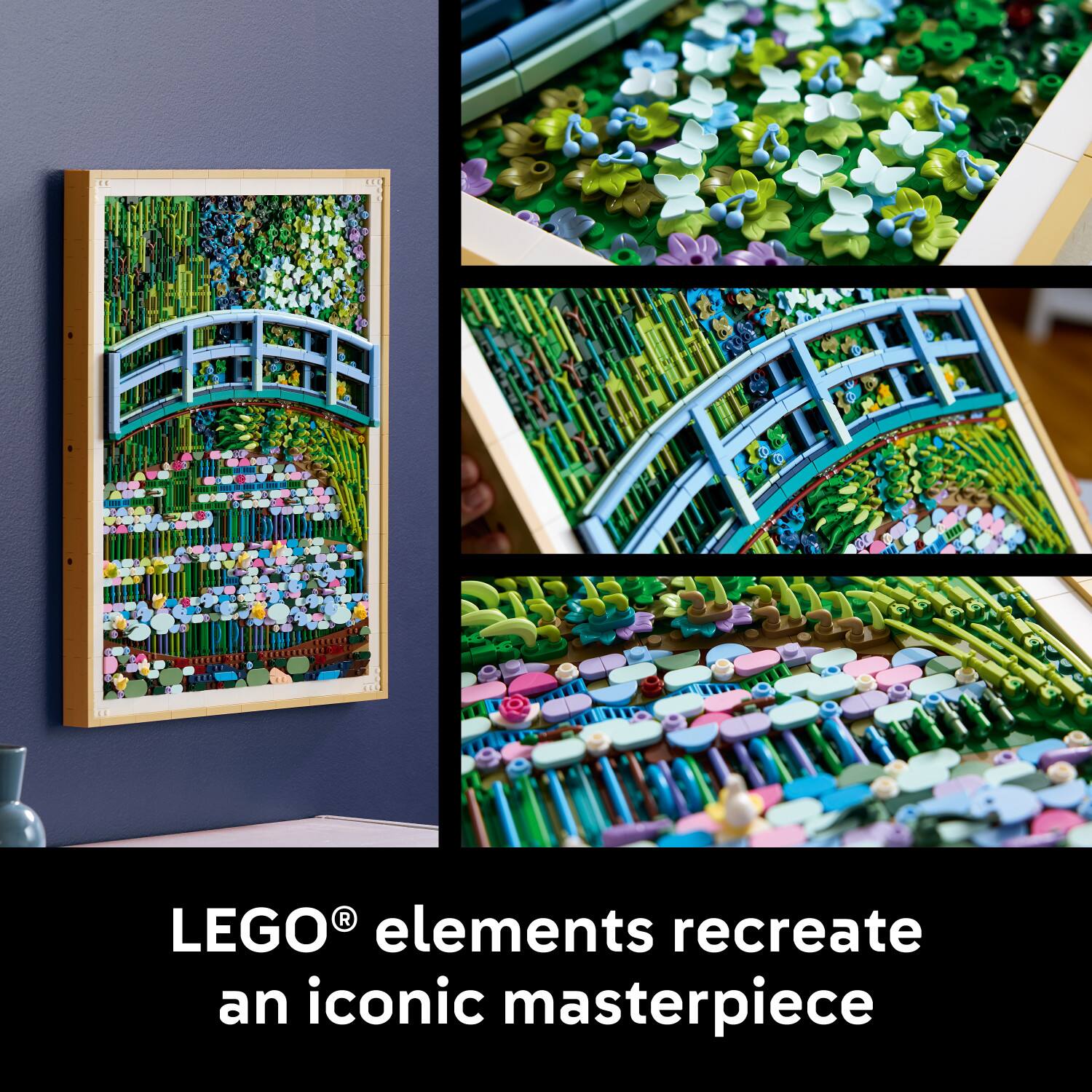 LEGO® elements recreate an iconic masterpiece
