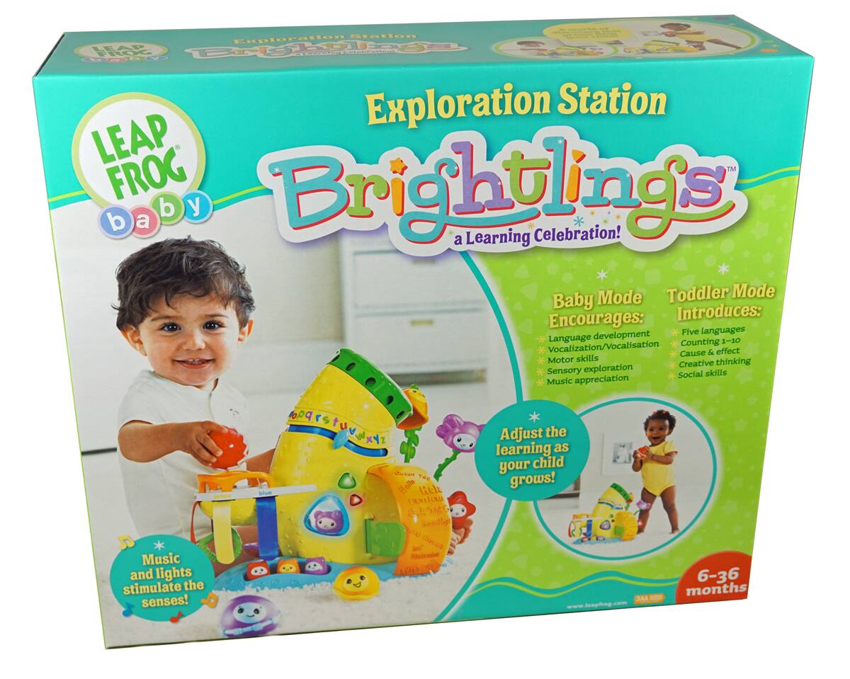 LeapFrog - Leap Frog Brightlings Exploration Station - Adjust the learning as your child grows - Includes Baby Mode & Toddler Mode - Multi