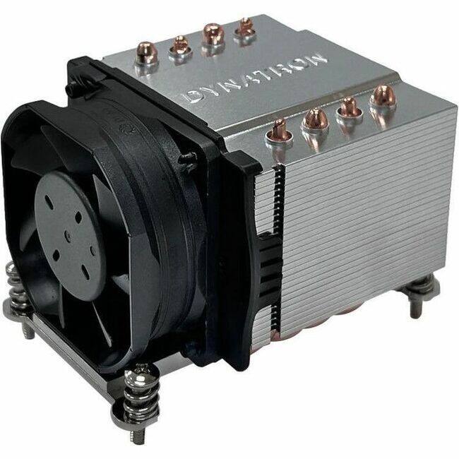 Left. Dynatron - a47 2u active cpu cooler for am4/am5 - Black.