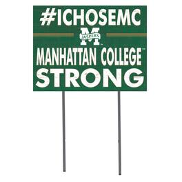 Jardine - Manhattan Jaspers 18'' x 24'' I Chose Lawn Sign - Green