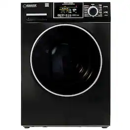 Equator - All-in-One RV Approved Washer Dryer VENTED-DRY 30% FASTER than Condense 15lb 110V - Black