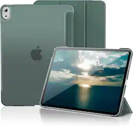 DuraSafe Cases - iPad 10th Gen 10.9 inch 2022 Trifold PC Smart Case A2696 A2757 A2777 A3162 MPQ13 MPQ33 MPQ03 MPQ23 MPQ53 MQ6K3 MQ6Y3 - Dark Green
