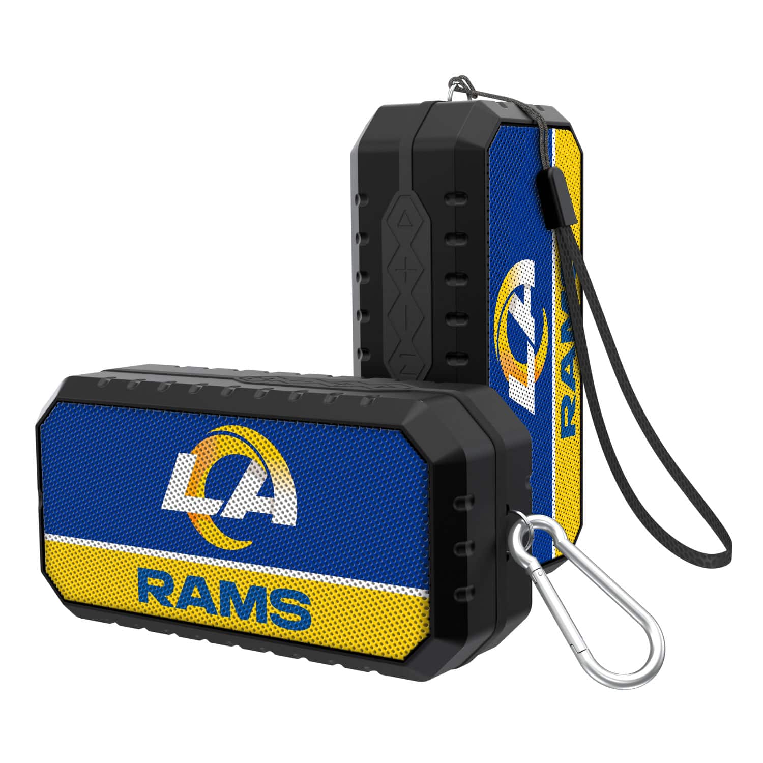 Front. Keyscaper - Los Angeles Rams End Zone Water Resistant Bluetooth Speaker - Multicolor.
