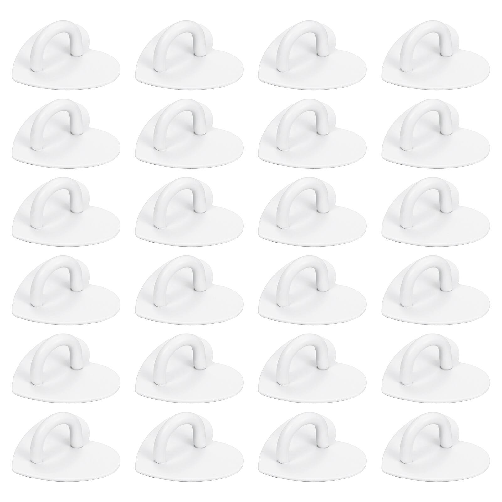 "Unique Bargains - Metal Phone Charm Hook 1"", 24pcs Adhesive Heart Shaped Finger Grip for Smartphones Keychain Tablet Case Accessories - White" price history on PriceWatchPro