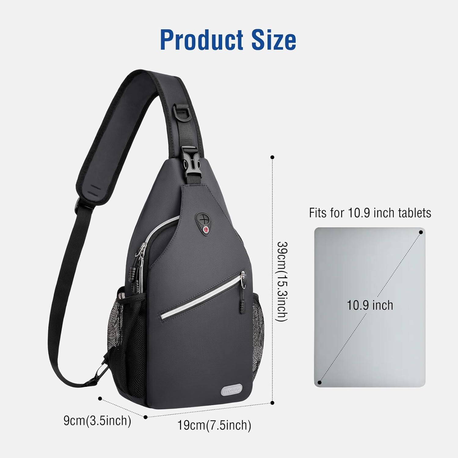 Product Size  
39cm (15.3 inch)  
Fits for 10.9 inch tablets  
9cm (3.5 inch)  
19cm (7.5 inch)