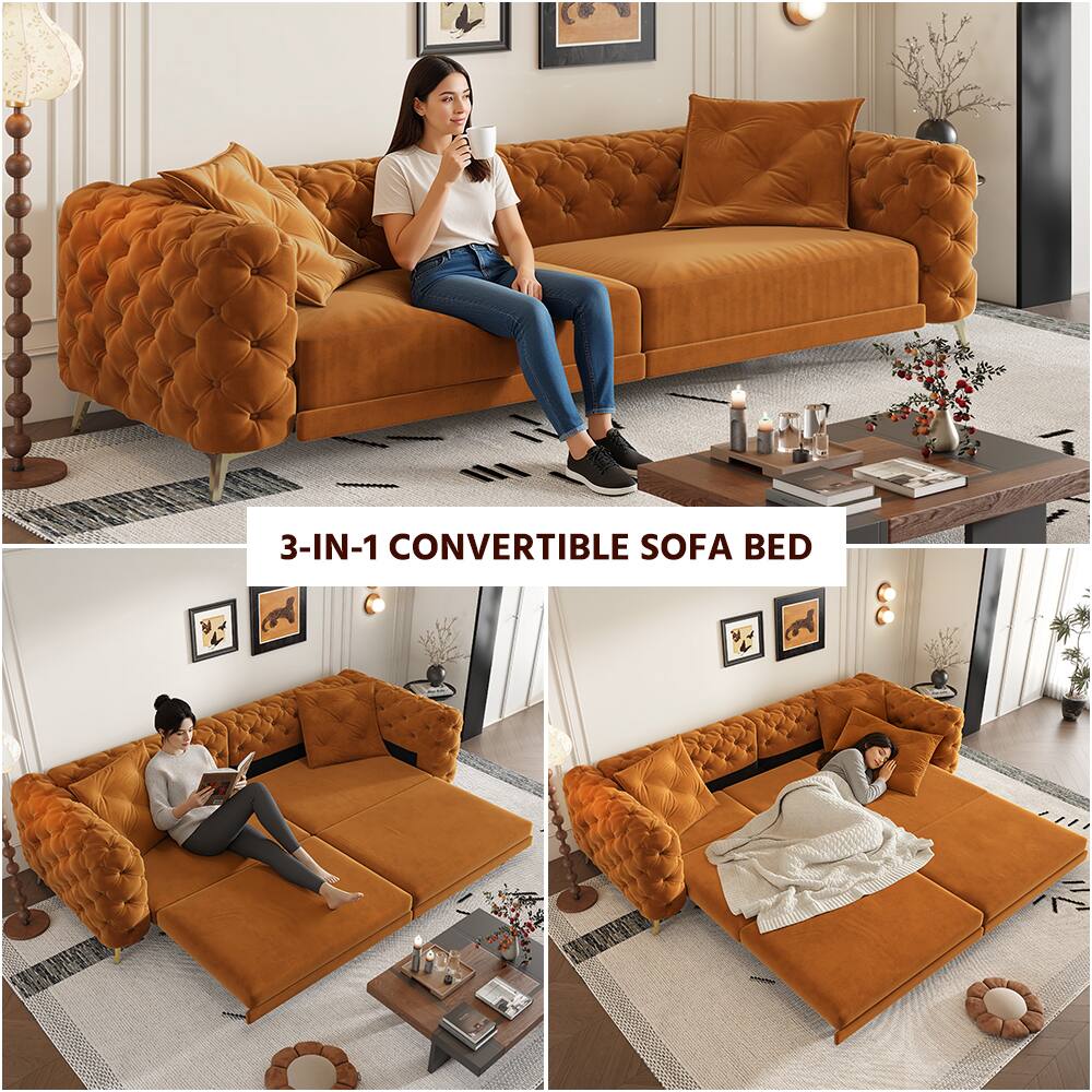 3-IN-1 CONVERTIBLE SOFA BED