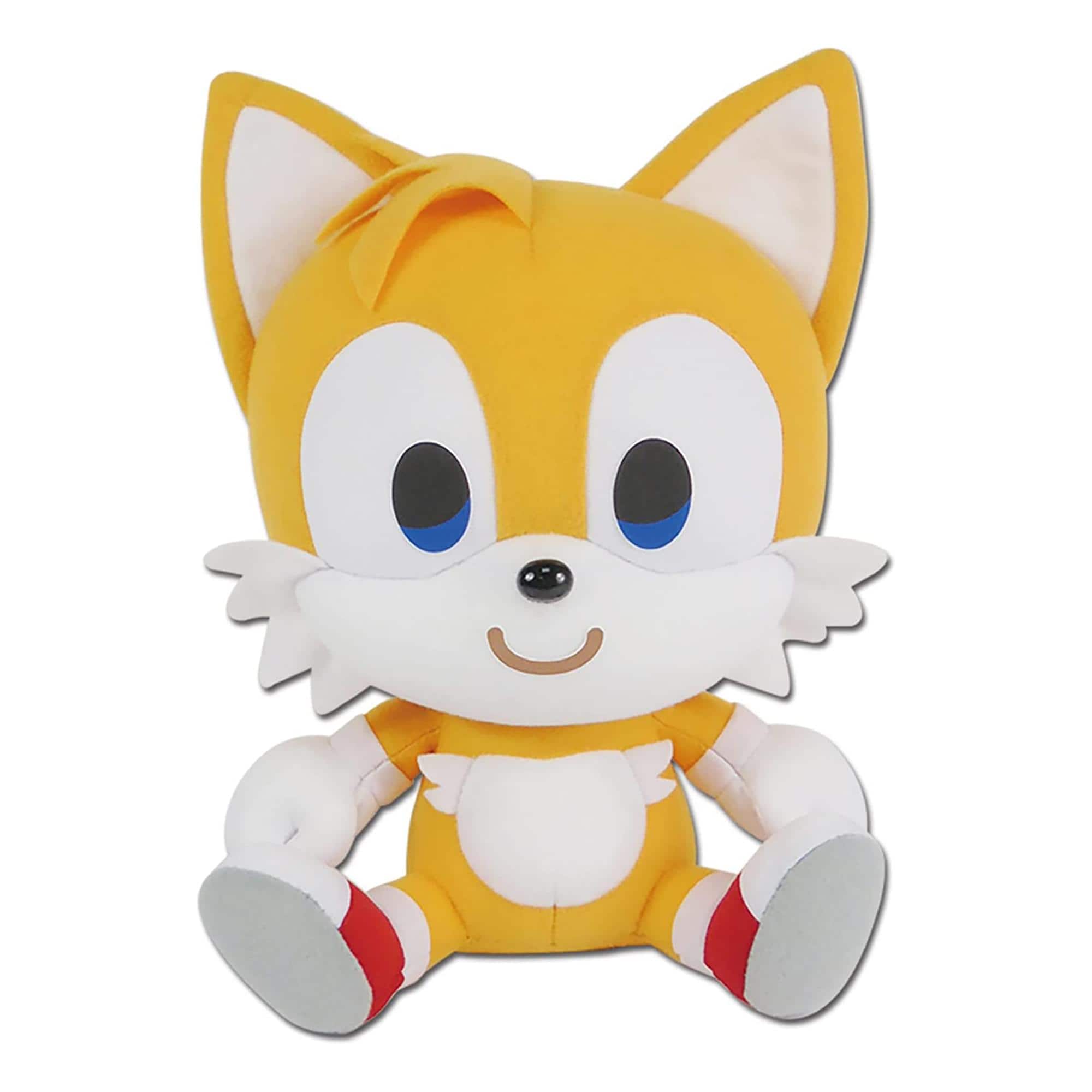 Great Eastern - Sonic The Hedgehog 7 Inch Plush | Tails Sitting - Yellow