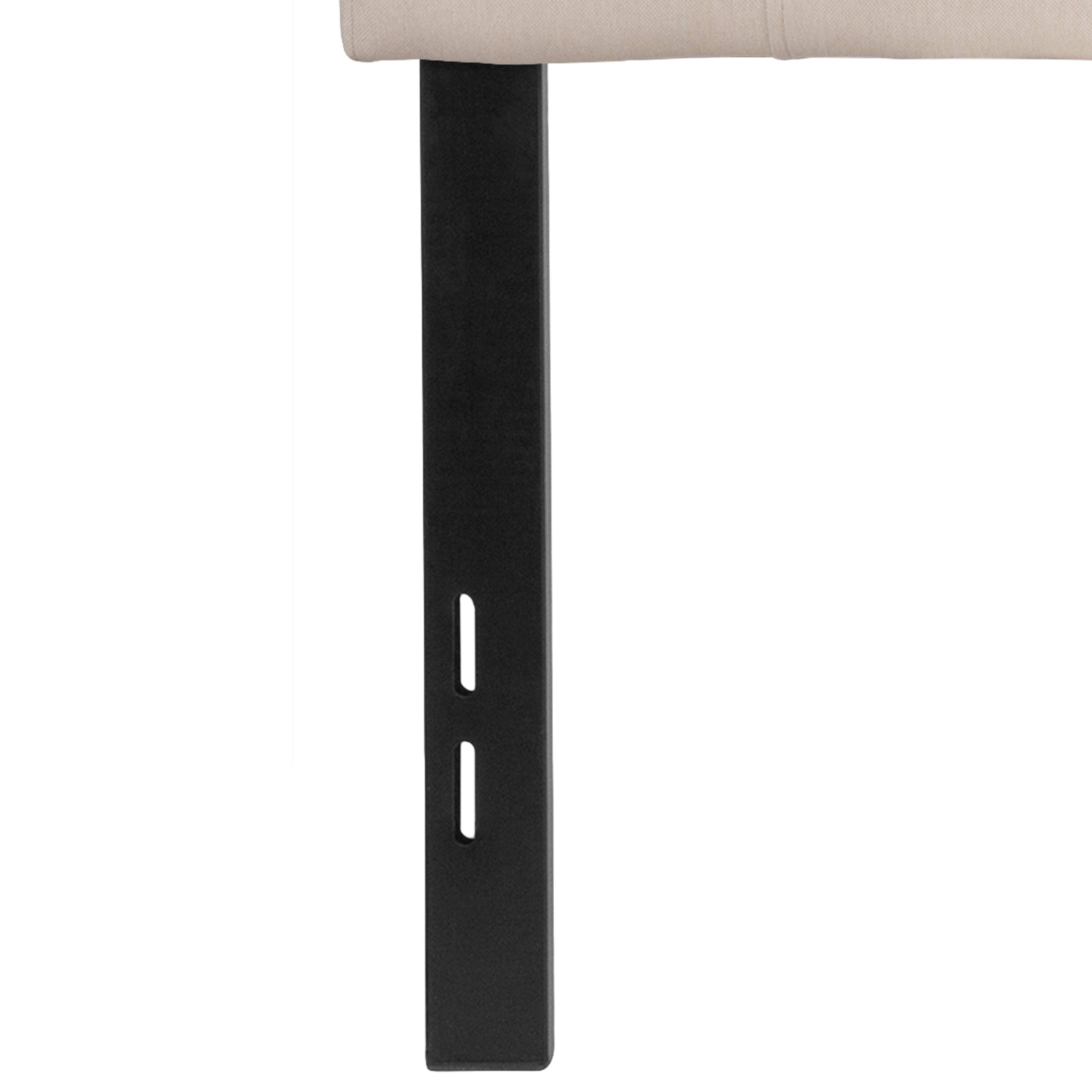 Alt View 7. Emma + Oliver - Quilted Tufted Upholstered Headboard - Beige.