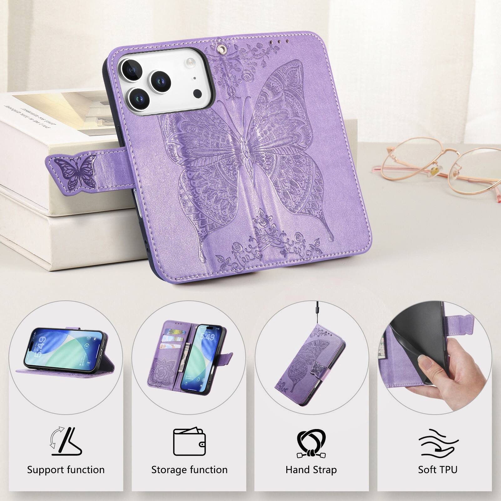 49 Support function Storage function Hand Strap Soft TPU