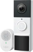 TP-Link - Tapo Battery Smart Video Doorbell 2K 3MP with Chime- No Monthly Fees - White - Front_Zoom