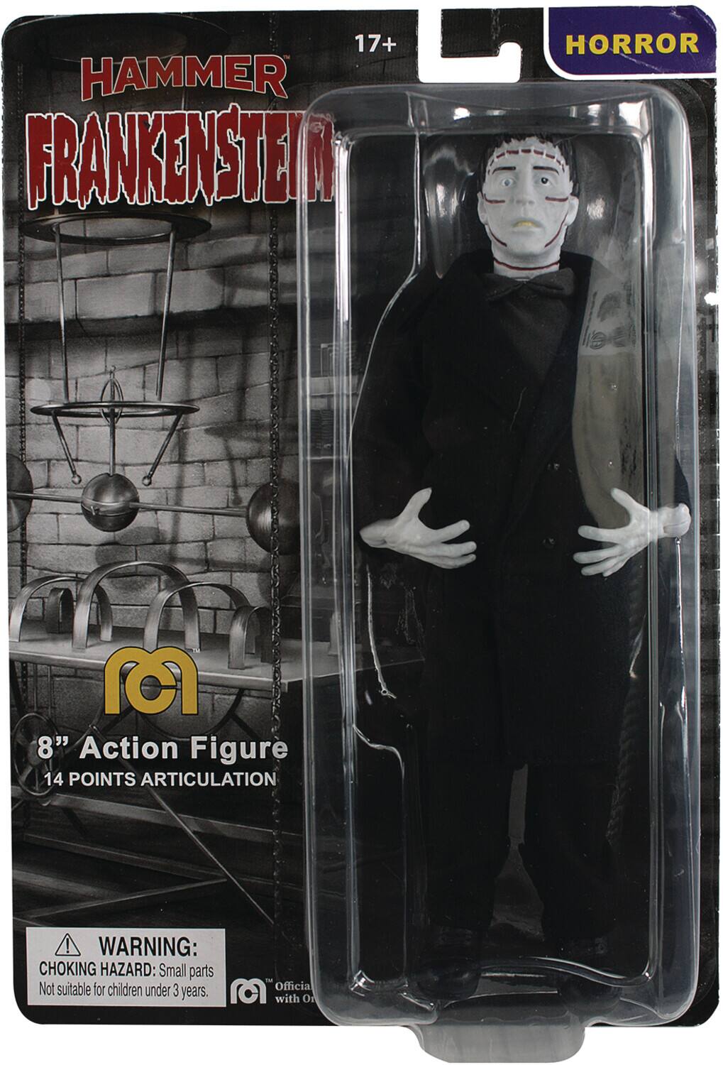 17+ HAMMER FRANKENSTEIN HORROR M 8" Action Figure 14 POINTS ARTICULATION! WARNING: CHOKING HAZARD: Small parts TM Not suitable for children under 3 years.