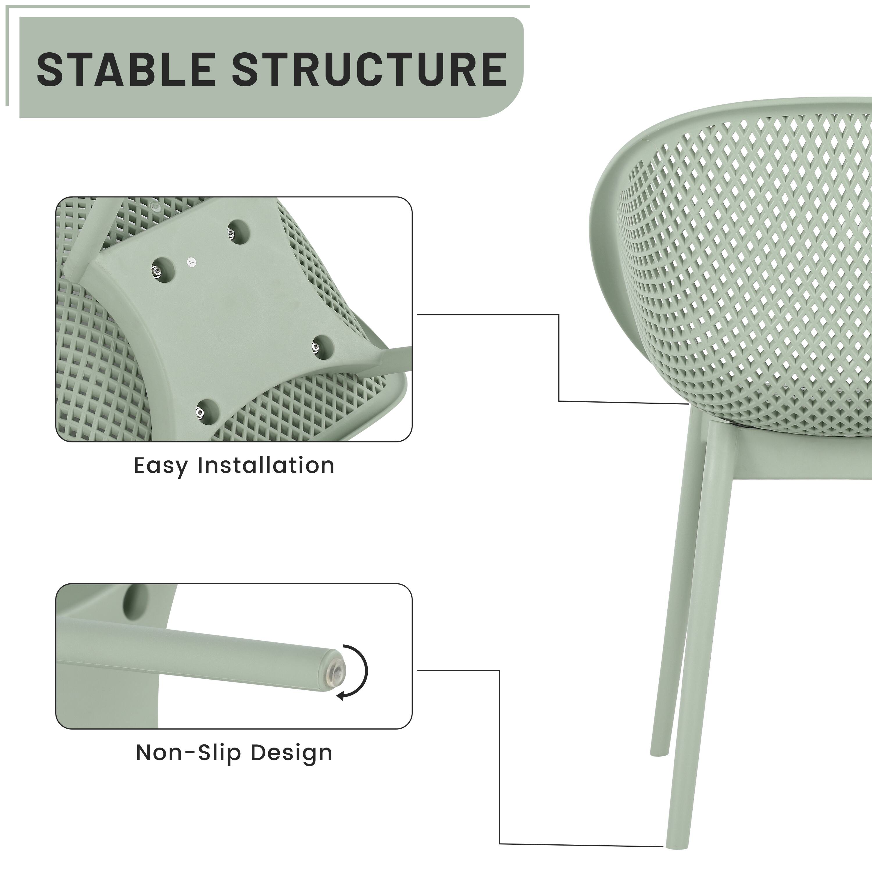 STABLE STRUCTURE  
Easy Installation  
Non-Slip Design