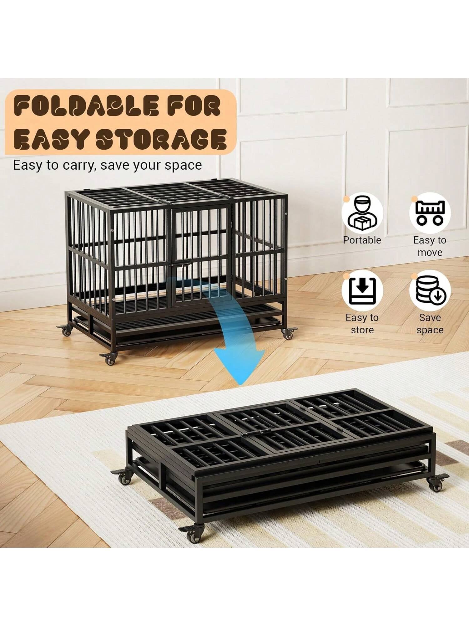 FOLDABLE FOR EASY STORAGE  
Easy to carry, save your space  

- Portable  
- Easy to move  
- Easy to store  
- Save space