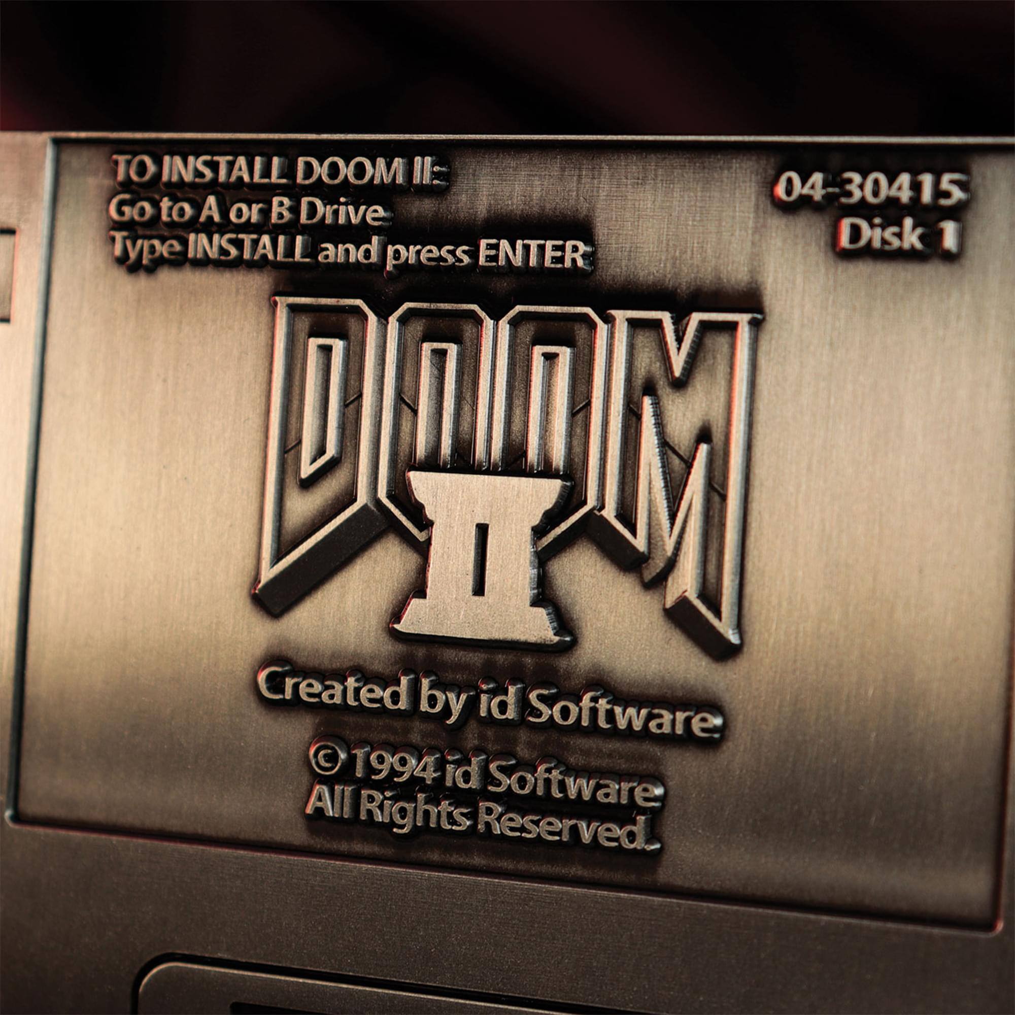 TO INSTALL DOOM II:  
Go to A or B Drive  
Type INSTALL and press ENTER  

04-30415  
Disk 1  

DOOM  

Created by id Software  
© 1994 id Software  
All Rights Reserved.