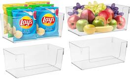 Sorbus - Stackable Storage Bins Open Front