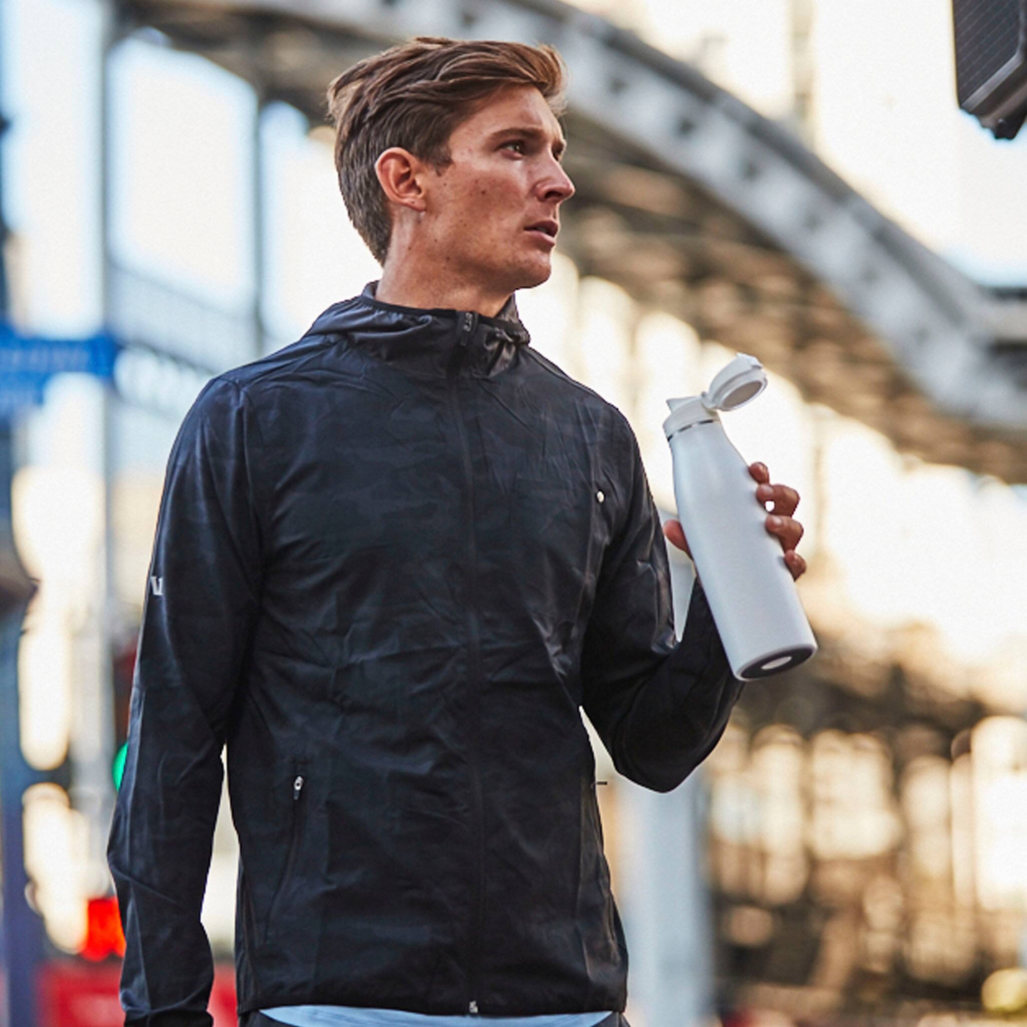 Alt View 15. Takeya - Traveler 25-oz. Leakproof Flip-Lock Mug - Arctic.