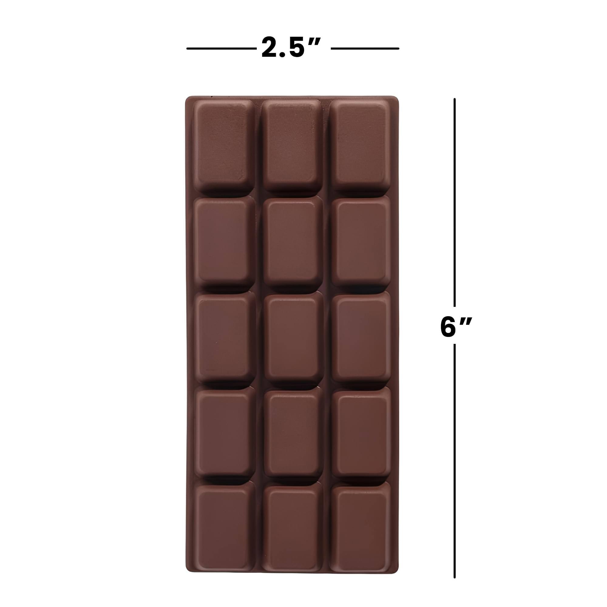 Alt View 1. Puka Creations - Chocolate Bar 6-Inch Squishy Stress Reliever - Brown.