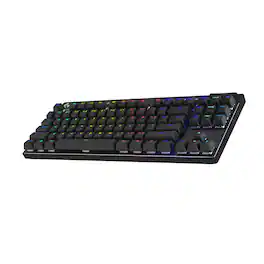 Logitech - PRO X TKL LIGHTSPEED Wireless Mechanical Tactile Switch Gaming Keyboard with LIGHTSYNC RGB for PC - Black