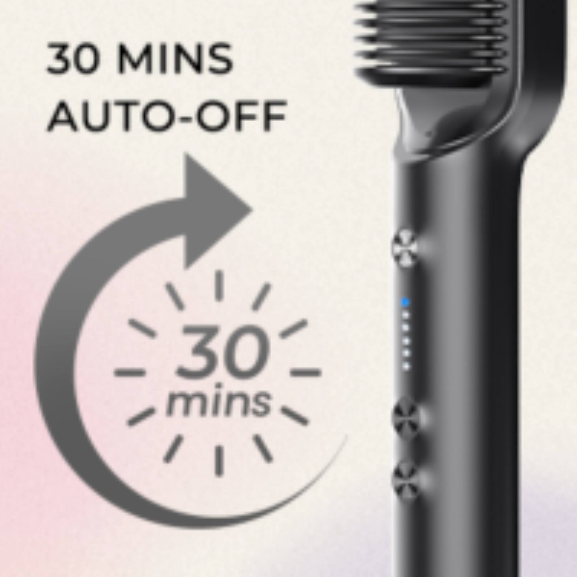 30 MINS AUTO-OFF  
30 mins