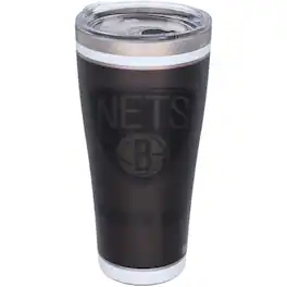 Tervis - Brooklyn Nets 30oz. Blackout Stainless Steel Tumbler - Multicolor