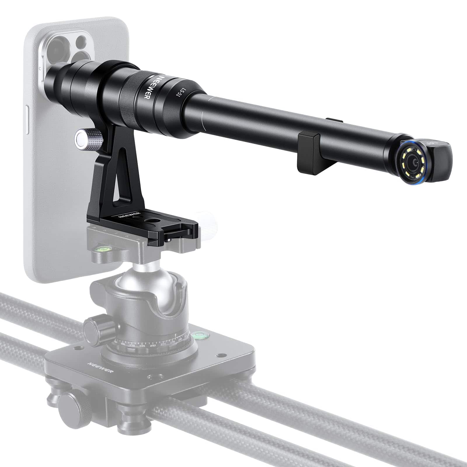 Neewer - 18mm 2X Macro Probe Lens for Phone, 17mm Thread