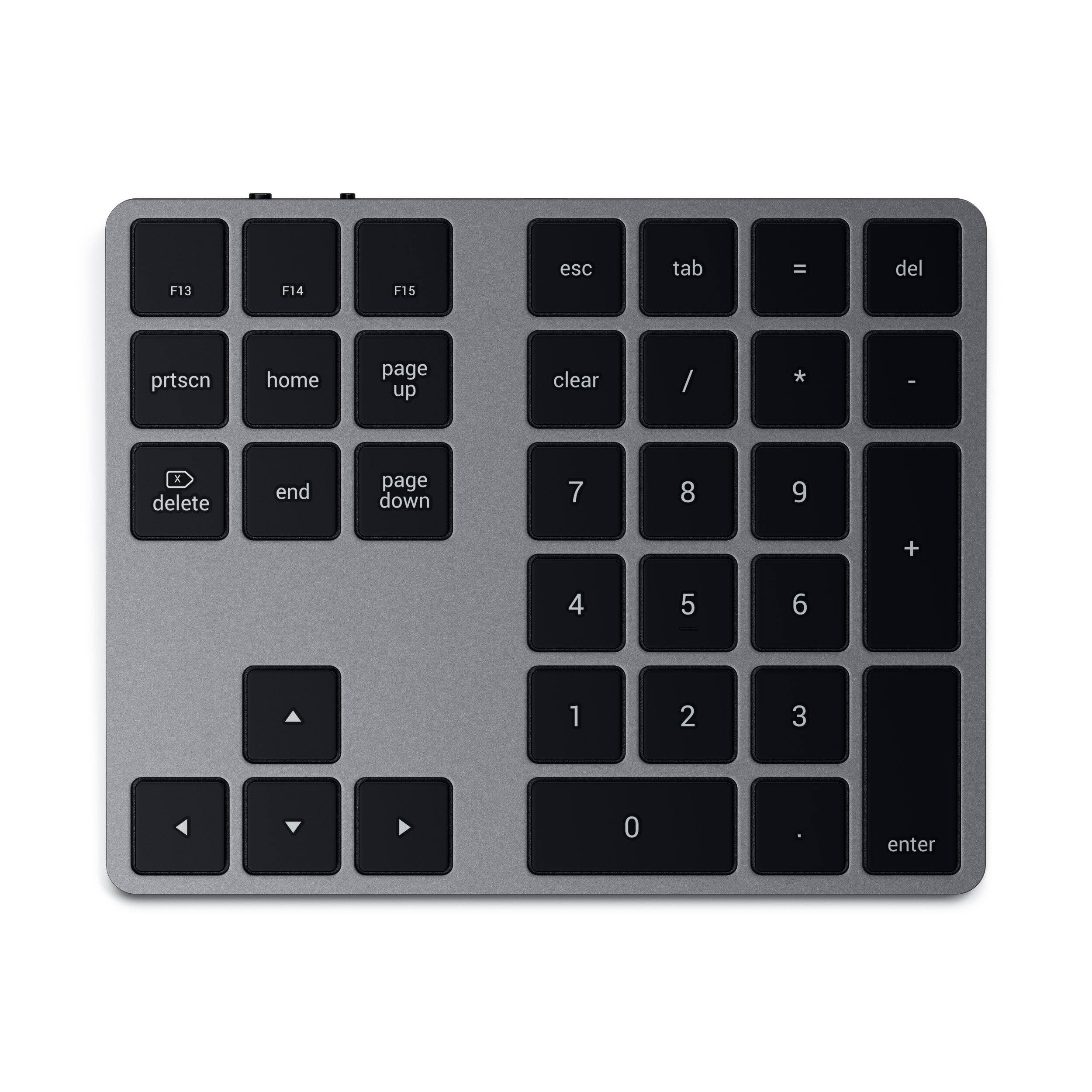 Satechi - Bluetooth Extended Numeric Keypad - Slim Rechargeable 34-Key Numberpad for MacBook, iPad, iMac - Space Gray price history on PriceWatchPro
