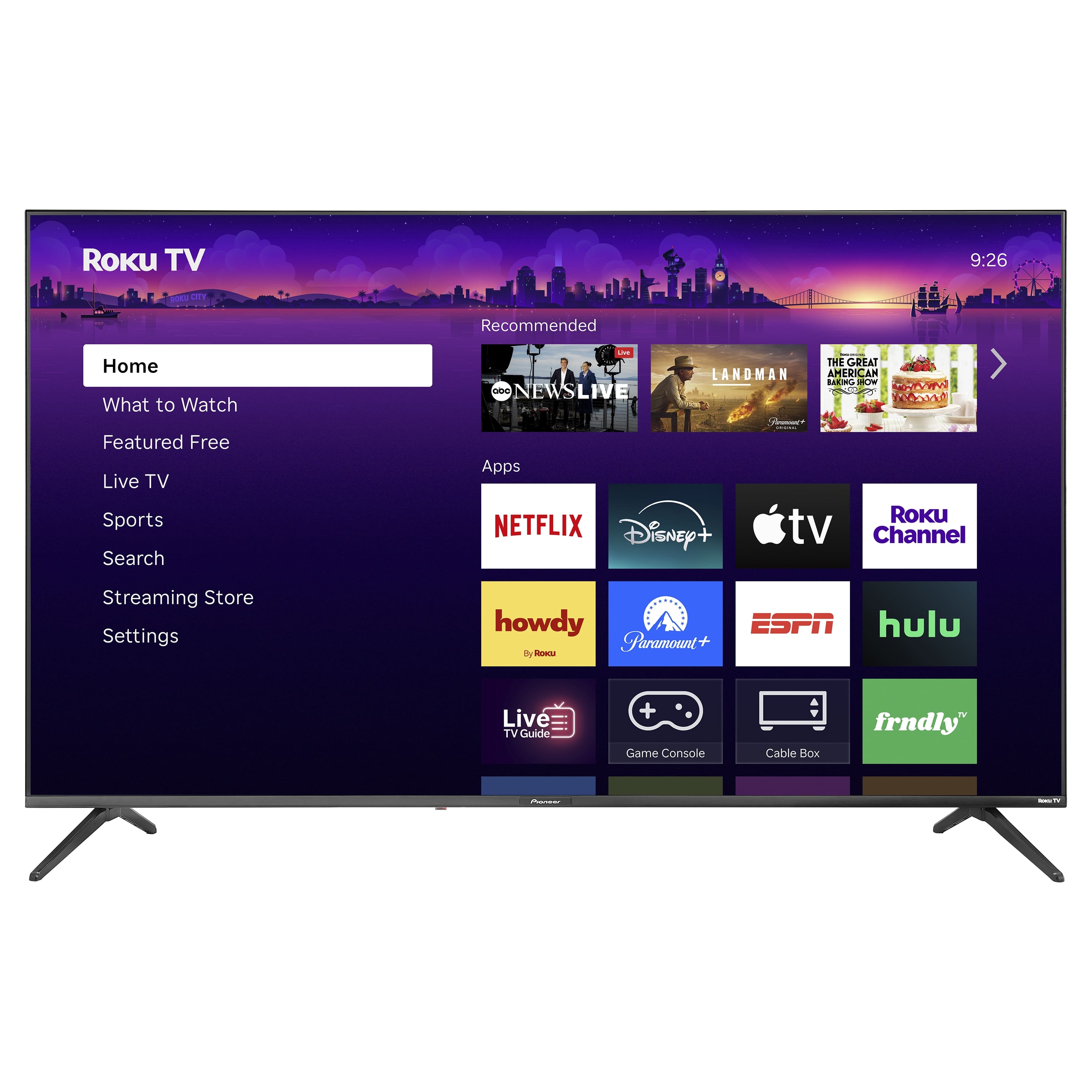 Pioneer - 70" Class LED 4K UHD Smart Roku TV