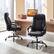 Alt View 4. Costway - Big & Tall Leather Office Chair with Adjustable High Back - Black.