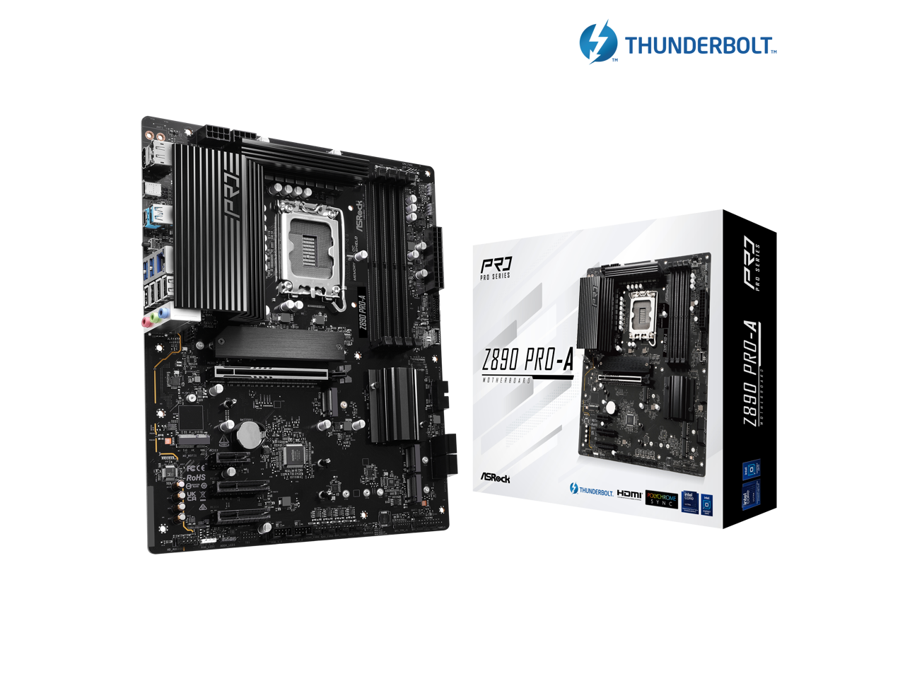 ASRock - Z890 Pro-A WiFi Motherboard