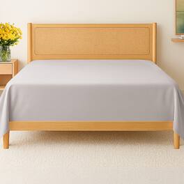 CGK Linens - Premium Flat Sheet Ultra Soft & Breathable - Cozy & Wrinkle Resistant Top Sheet - Twin XL - Light Gray