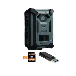Spypoint - Force 40MP 4K Trail Camera Bundle with 32GB Memory Card and Card Reader