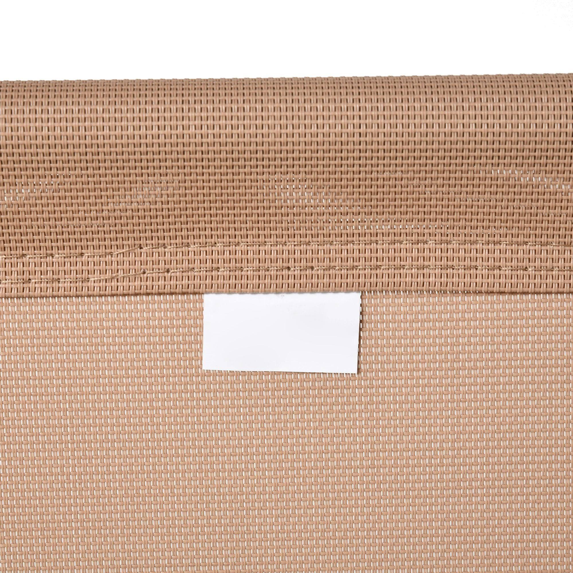 Alt View 2. Resenkos - Resenkos Patio Folding Chair, Outdoor Bungee Sling Chair w/ Armrests, Portable Lawn Chair, Alloy Steel, Beige - Beige.