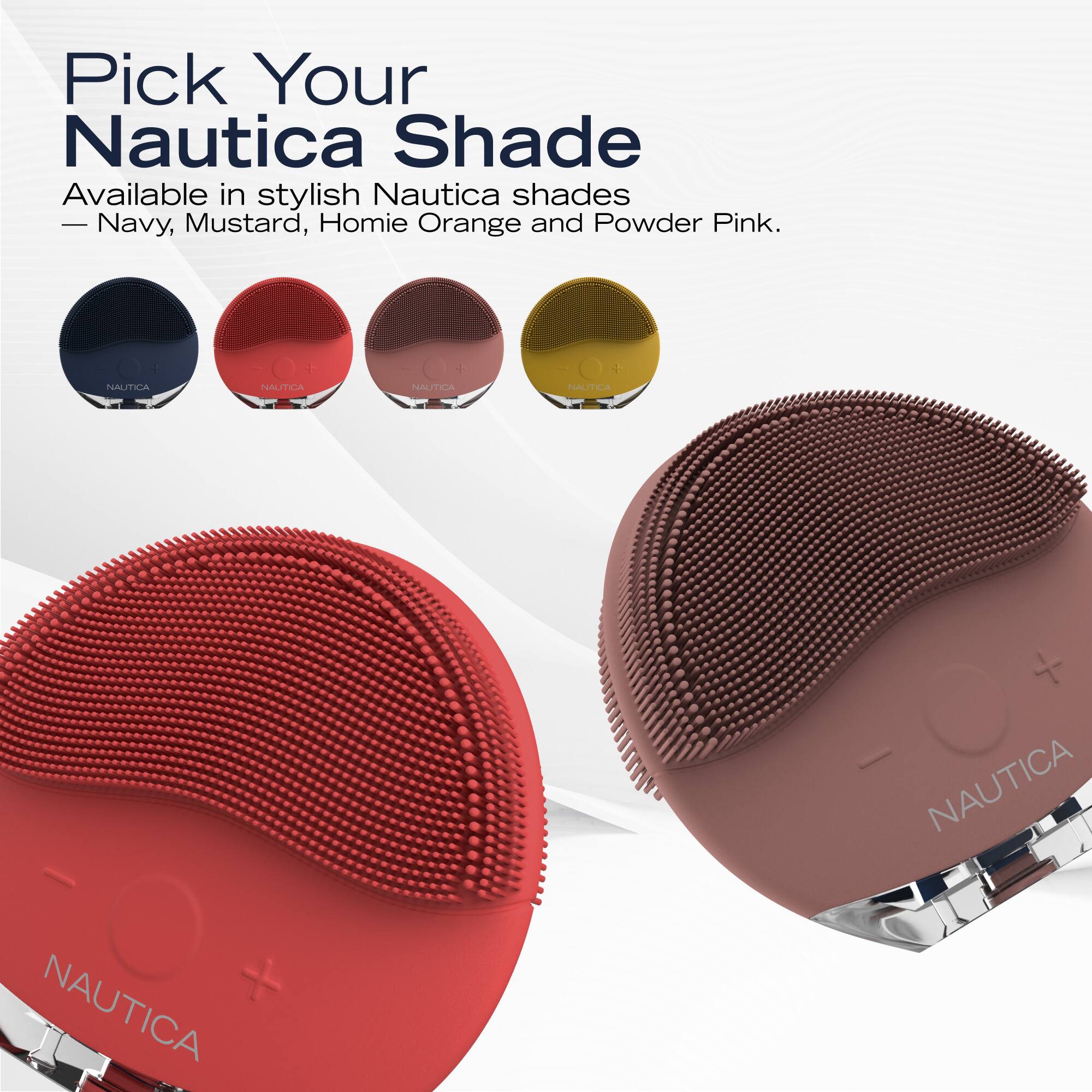 Pick Your Nautica Shade

Available in stylish Nautica shades - Navy, Mustard, Homie Orange and Powder Pink.