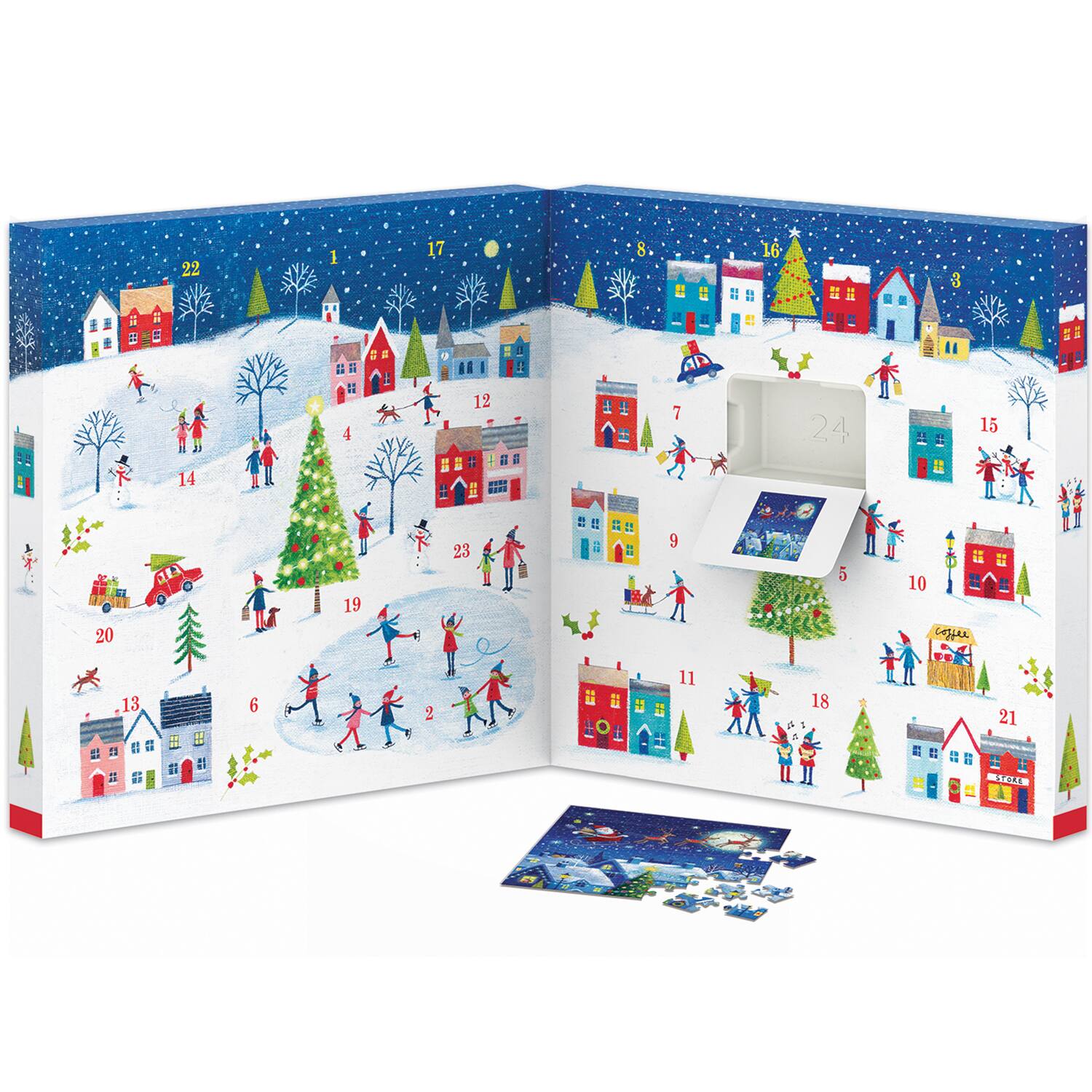 Angle. Eurographics - Puzzle Advent Calendar: Christmas Town.