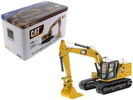 Diecast Masters - CAT Caterpillar 323 Hydraulic Excavator with Operator Next Generation Design "High Line Series" 1/50 Diecast - Yellow