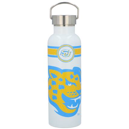 Front. Indigo Falls - Southern University Jaguars 26oz. Classic Voda Bottle - Multicolor.