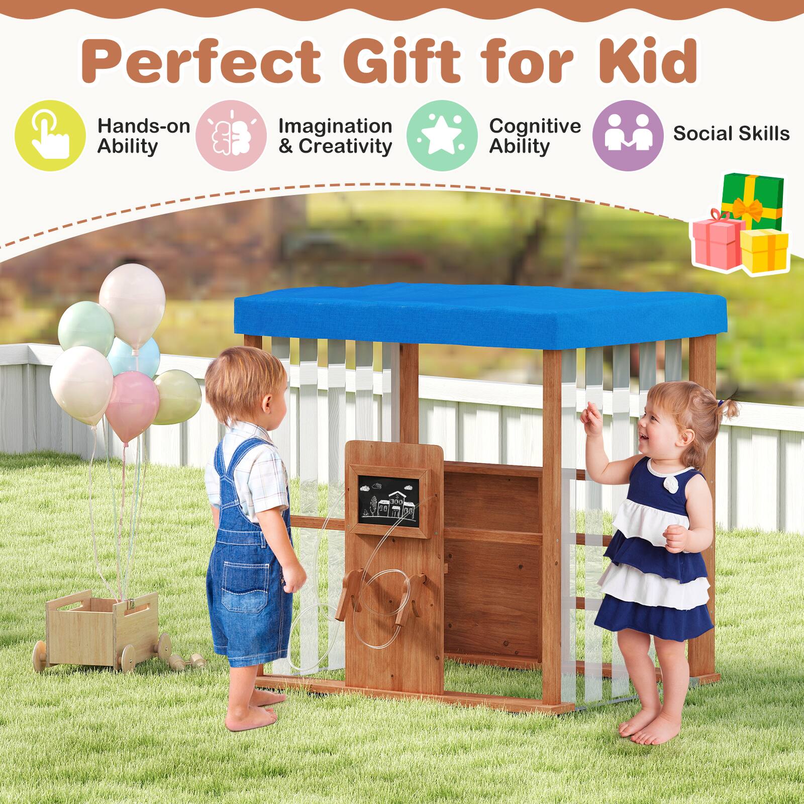 Perfect Gift for Kid

- Hands-on Ability
- Imagination & Creativity
- Cognitive Ability
- Social Skills