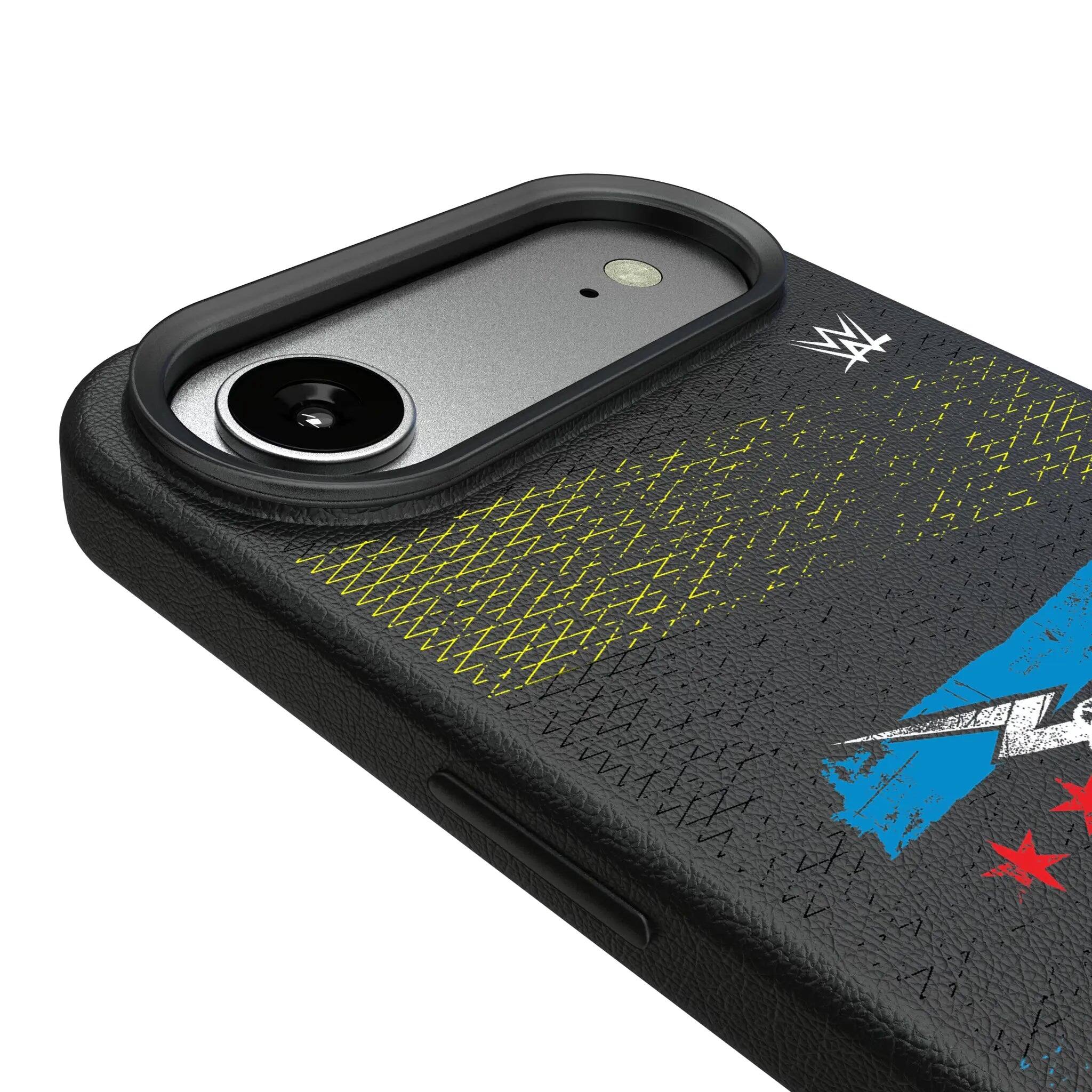 Left. Keyscaper - WWE Steel MagSafe Compatible Phone Case - Apple iPhone Air - CM Punk.