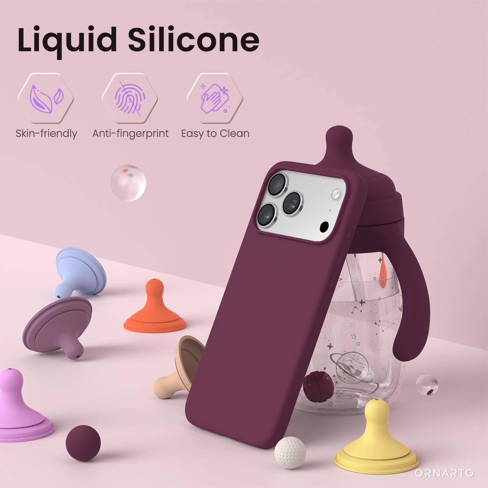 Liquid Silicone  
Skin-friendly  
Anti-fingerprint  
Easy to Clean  
ORNARTO