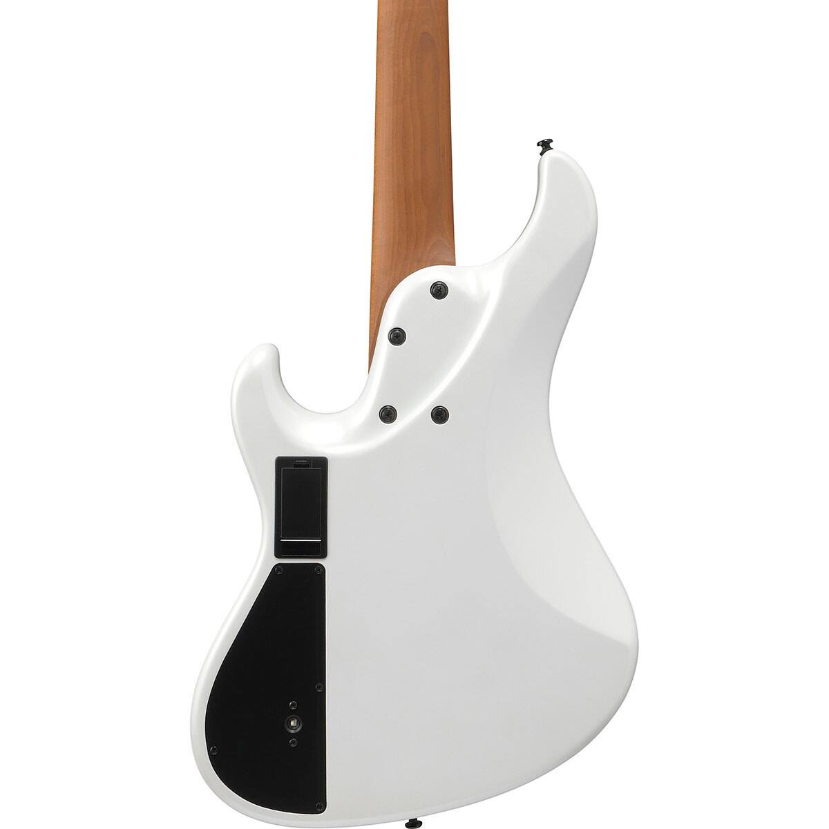 Alt View 4. Ibanez - Ibanez MDM Mode Series MDM1005 5-String Electric Bass Guitar, Pearl White.