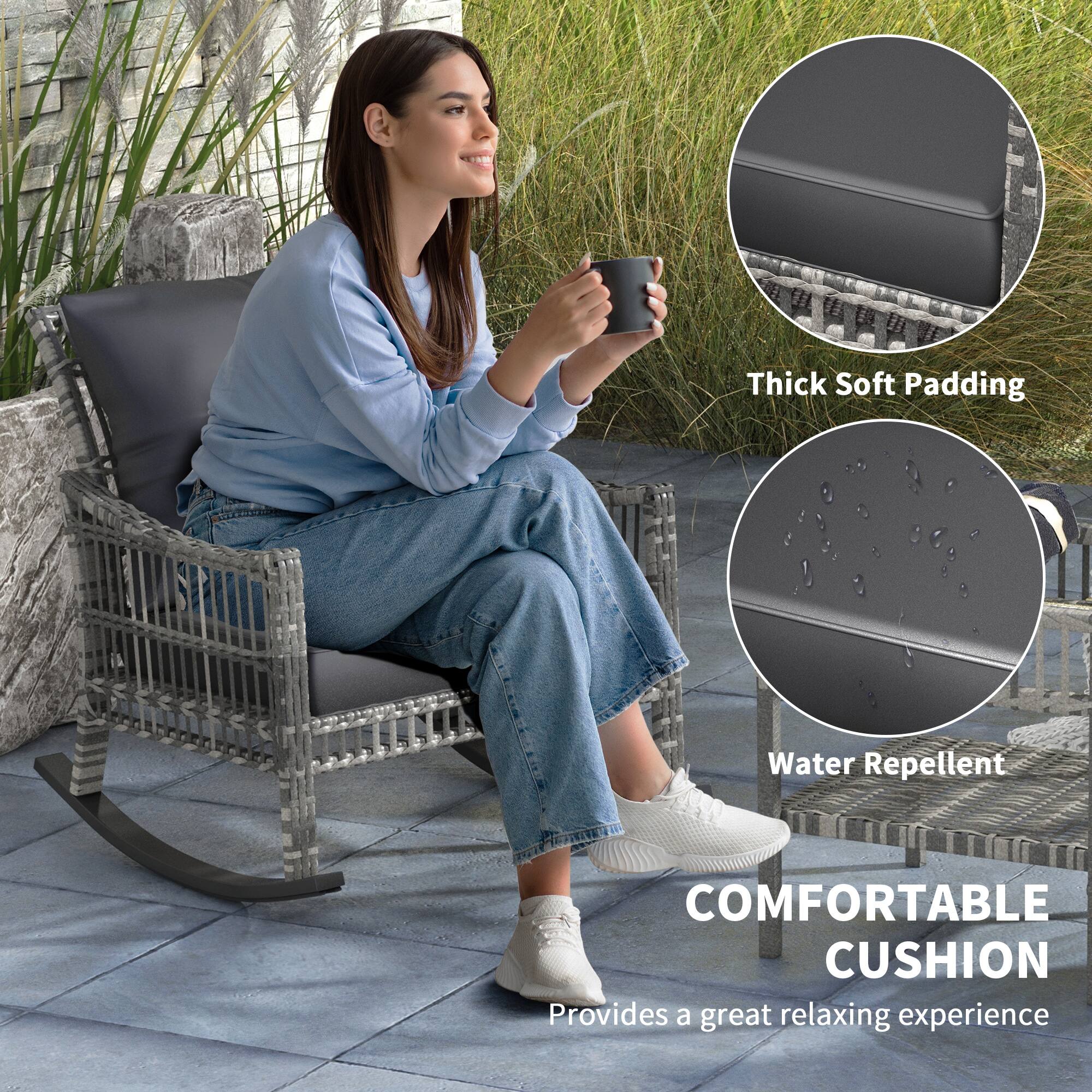 Thick Soft Padding, Water Repellent, COMFORTABLE CUSHION, Provides a great relaxing experience