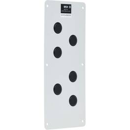 Eaton Tripp Lite Series SmartRack Cable Gland Plate for NEMA-Rated Enclosure Cabinets, 6 Ports (0.5 in.) - Cable Gland - Unknown