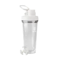 Takeya - Tritan 24-oz. Protein Shaker - Cloud White - Front_Zoom