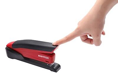 Alt View 2. Bostitch - PaperPro Reduced-Effort Desktop Stapler, 20-Sheet Capacity, Staples Included - Red/Black.
