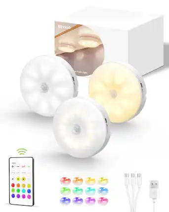 EZVALO or Puck Light
EZVALO
For Puck Light
Dimming
OFF ON
1500K 2000K 2700K 6500K
Color
Wireless connectivity
Various color options available