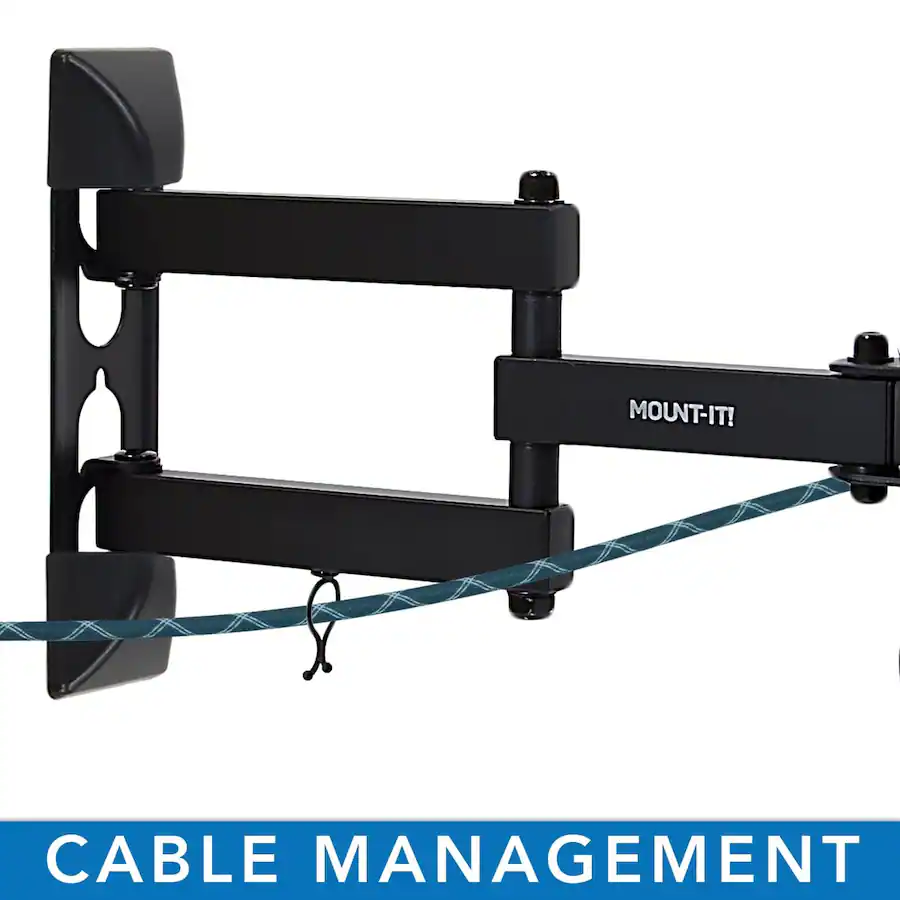 Cable Mount Component Mount It! TV Wall Mount with AV Shelf for 32–55