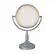 Front. Zadro - LED Lighted Makeup Mirror with 8X/1X Magnifications - Satin Nickel.