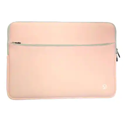 Front. Kitcheniva - Neoprene Laptop Sleeve Case Bag For 17" Laptop Beige - Beige.
