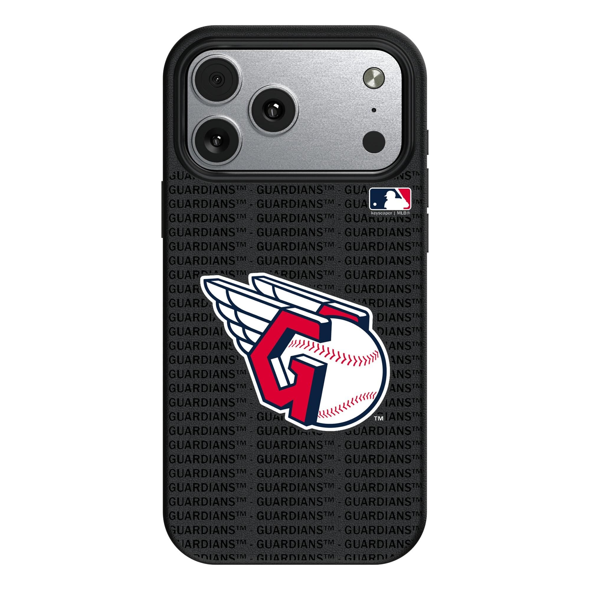 Keyscaper - MLB - Cleveland Guardians Primary Logo iPhone Magnetic Bump Case - 17 - Black price history on PriceWatchPro