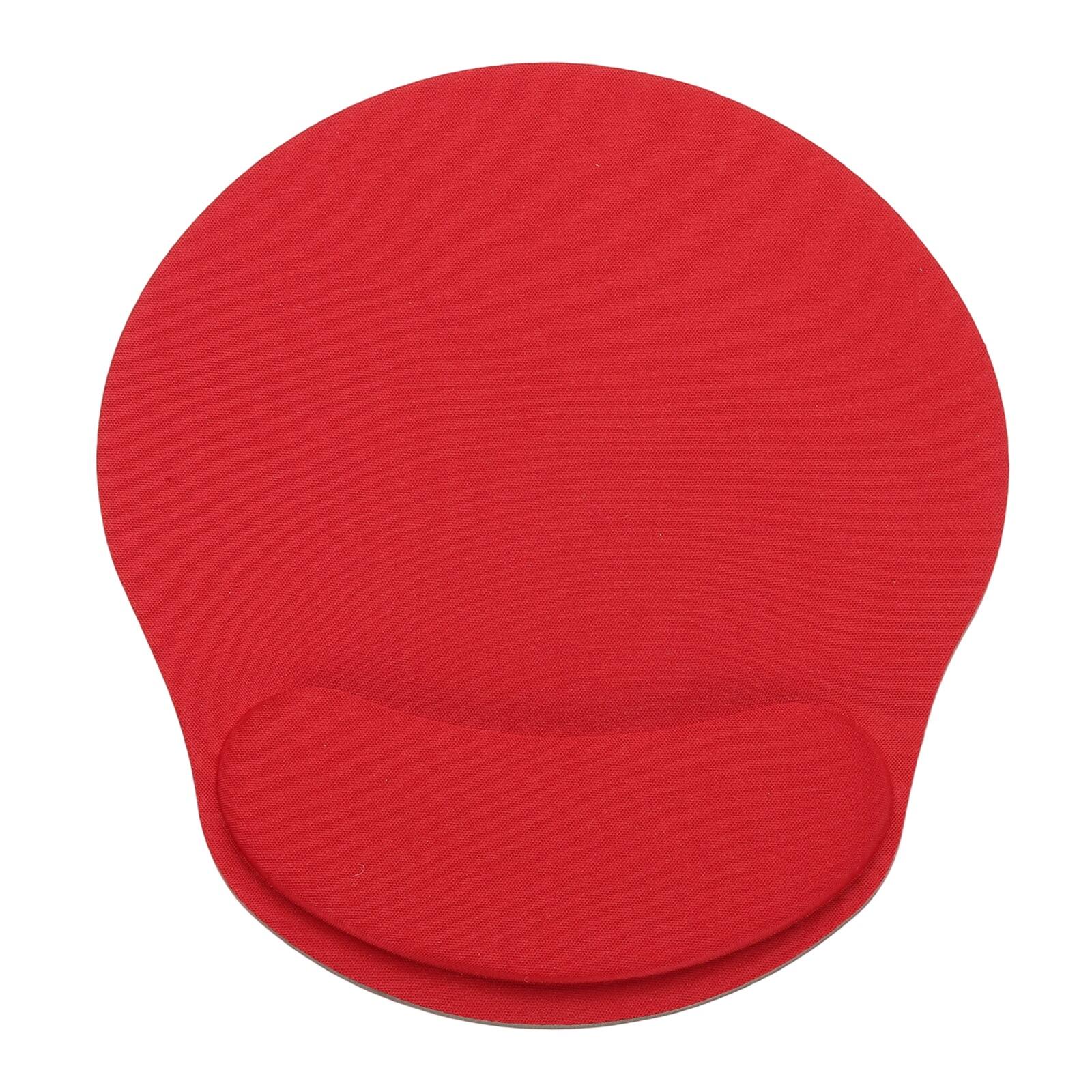 Front. Unique Bargains - Ergonomic Gel Mouse Pad with Wrist Rest Support Memory Foam Mat Non-Slip Base for Office Computer Laptop Keyboard Home - Red.